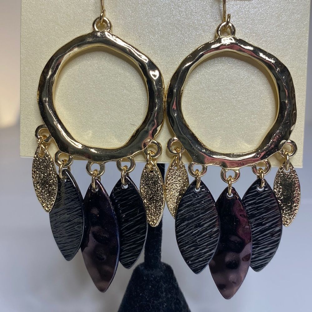 Dream Catcher Metal Earrings - Picture 4 of 5